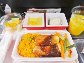 JAL942便‐機内食